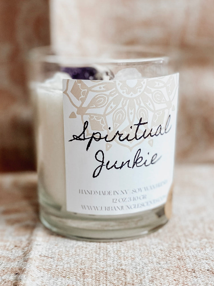 Spiritual Junkie Scented Candle- Palo Santo