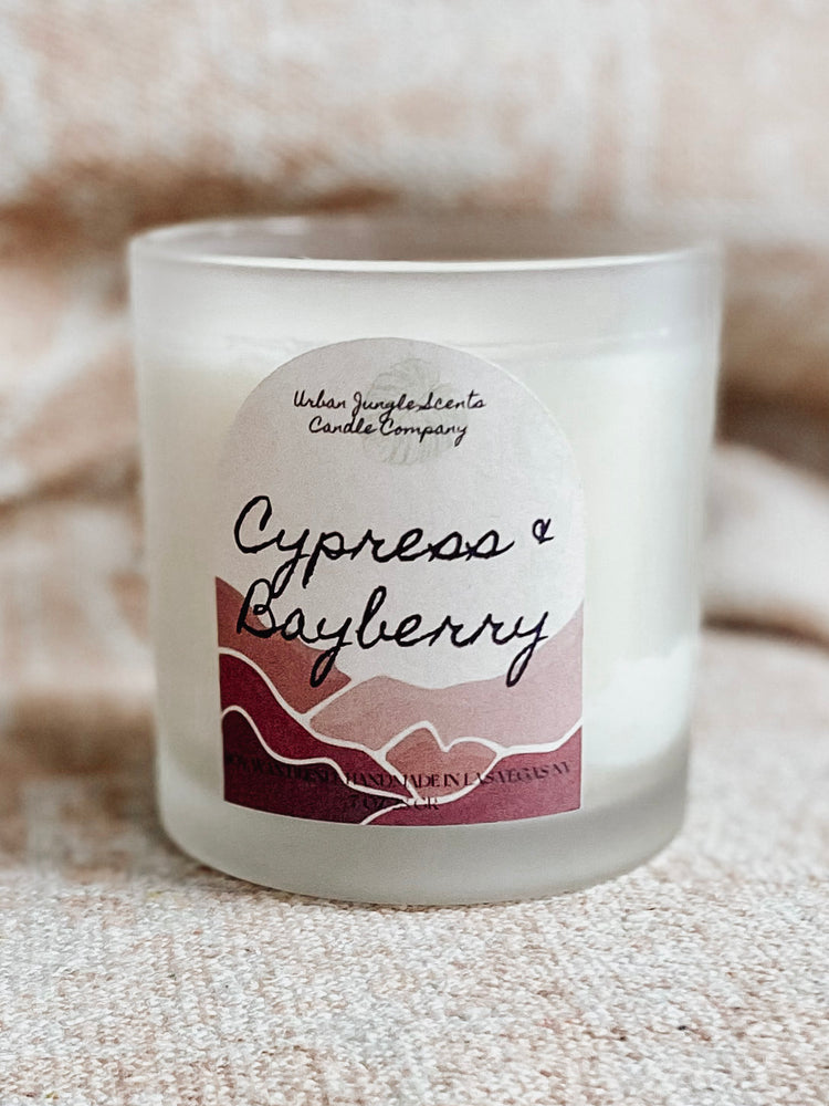 Cypress and bayberry Scented Candle