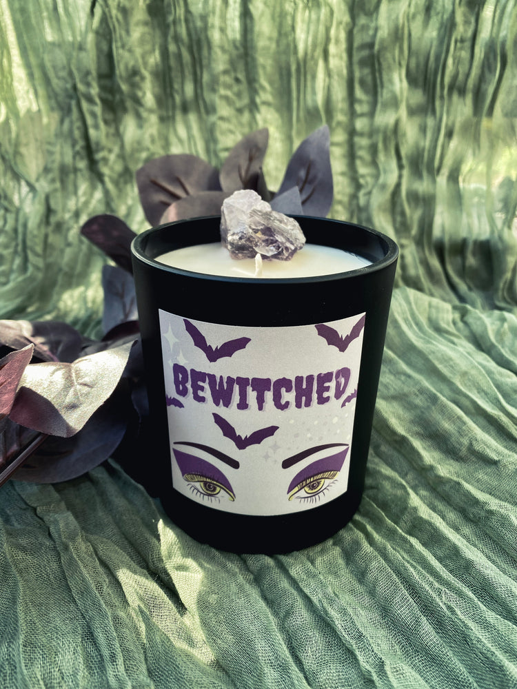 Halloween Bewitched Crystal Scented Candle