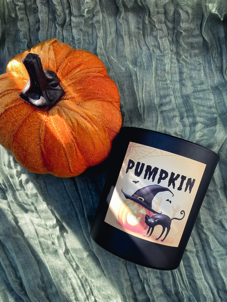 Halloween Pumpkin Crystal Scented Candle