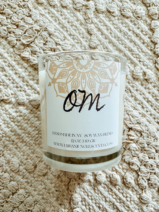 OM Scented Candle- Santal