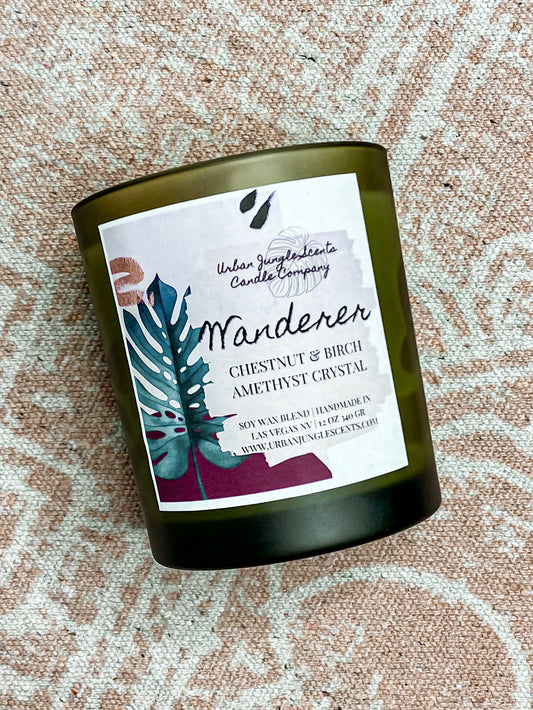 Wanderer Scented Crystal Candle