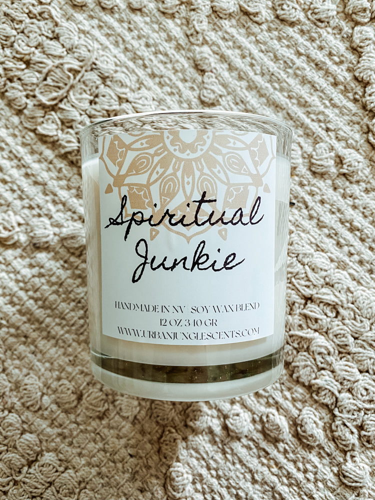 Spiritual Junkie Scented Candle- Palo Santo